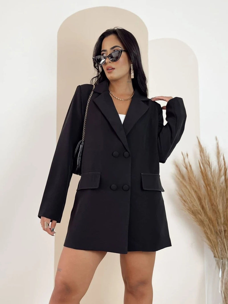 Conjunto Feminino Blazer Short Blogueirinha