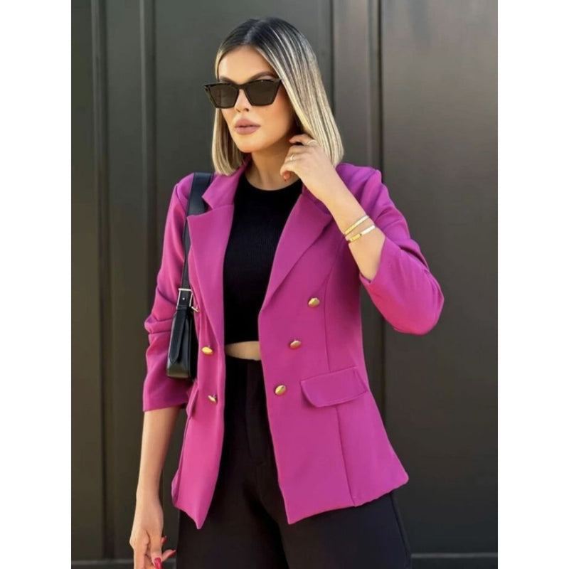 Blazer Alfaiataria Botões Bianca