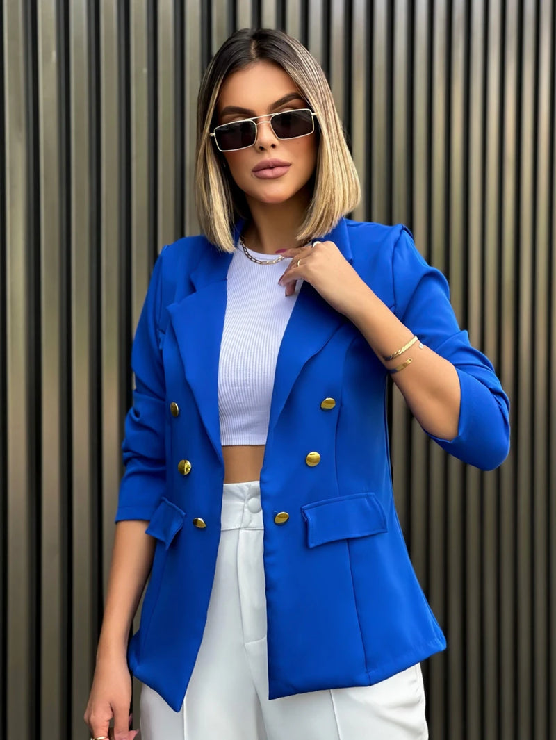 Blazer Alfaiataria Botões Bianca